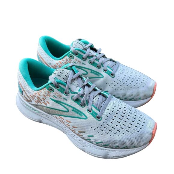 Brooks Glycerin 20 Gray Teal Running shoe 1203691b061 active Sneakers Women’s 10 - Picture 1 of 8